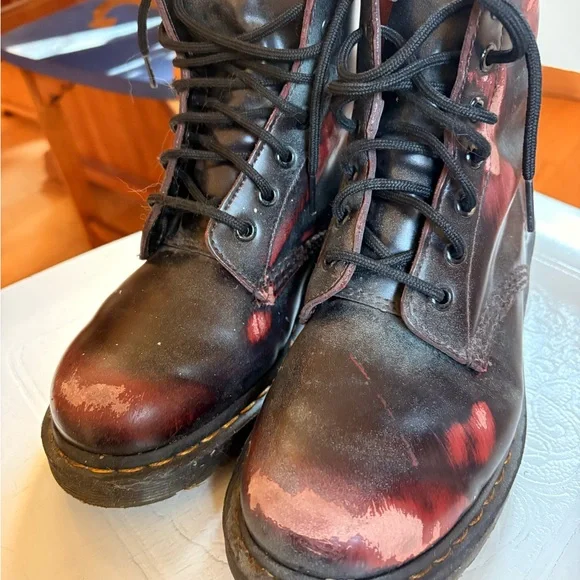 Doc Martens Distressed W7 - Picture 2 of 13